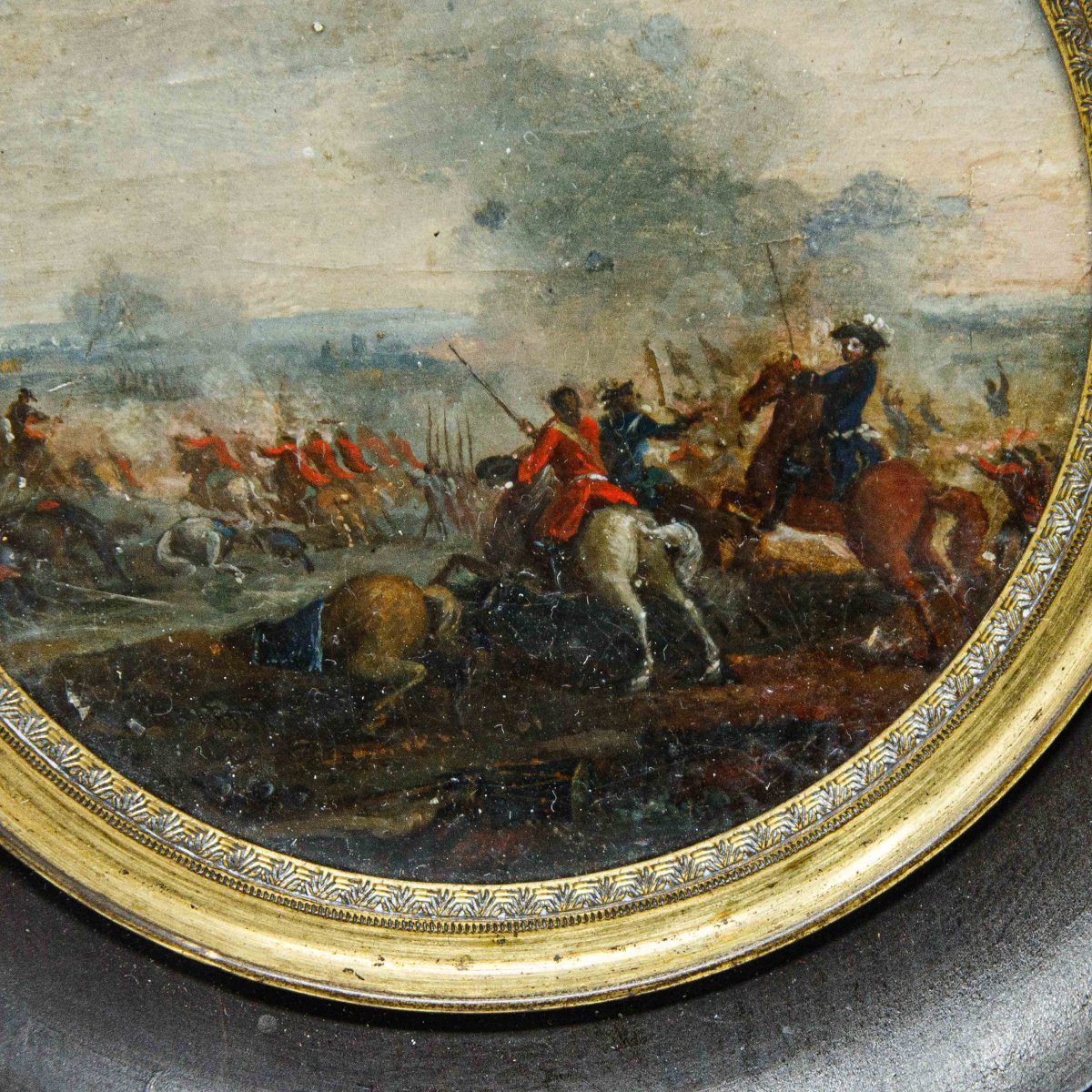 French School, Last Quarter Of The 18th Century, The Battle Of Denain-photo-2
