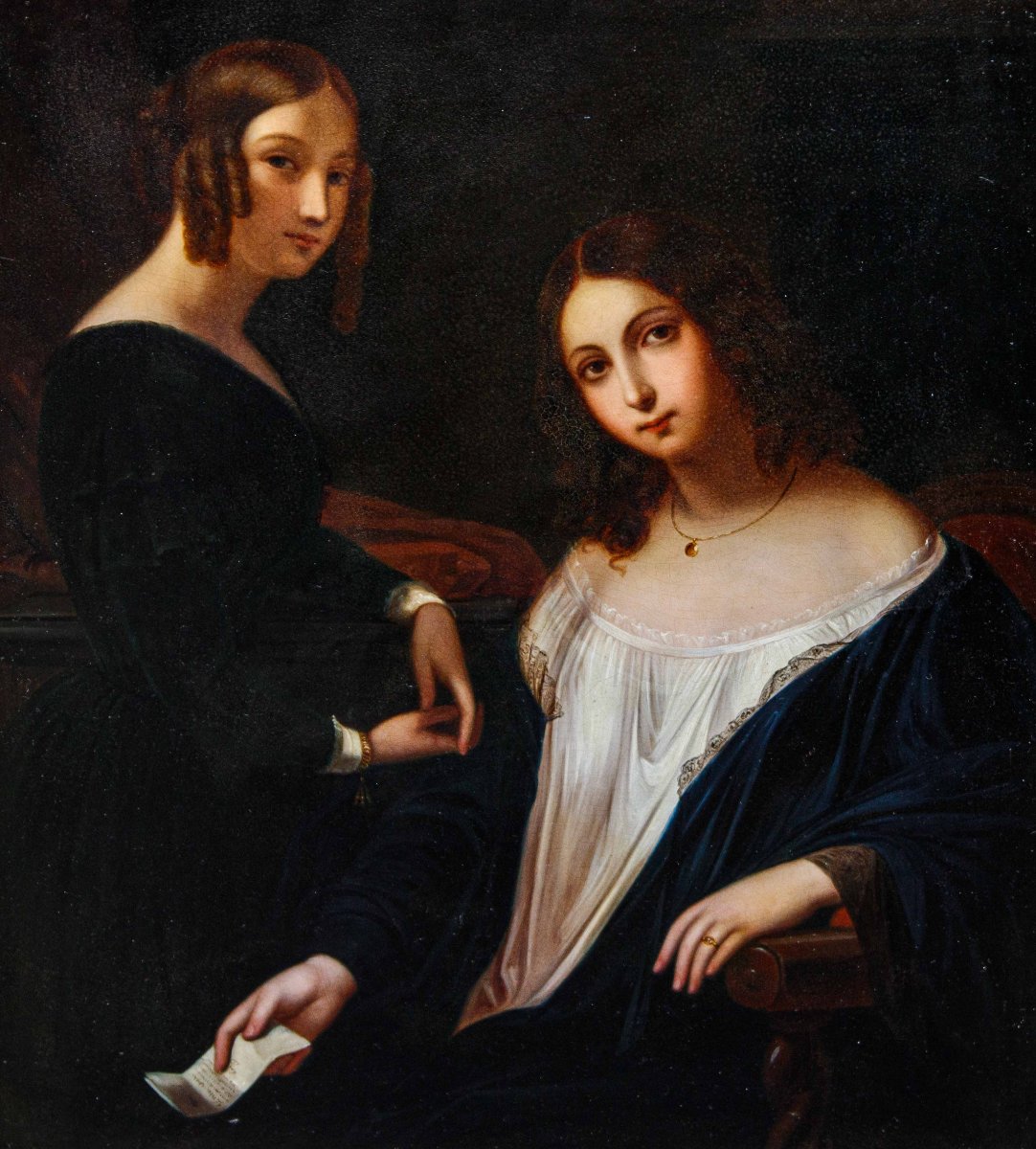 Cercle De Noël Schiavoni (chioggia, 1777 - Venise, 1858), La Lettre-photo-3