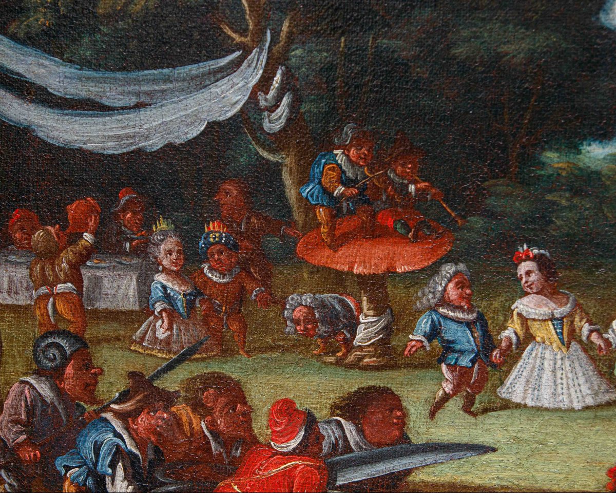 Faustino Bocchi (brescia, 1659 - 1741), The War Of The Pygmies-photo-5
