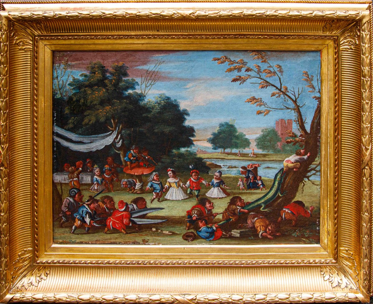Faustino Bocchi (brescia, 1659 - 1741), The War Of The Pygmies