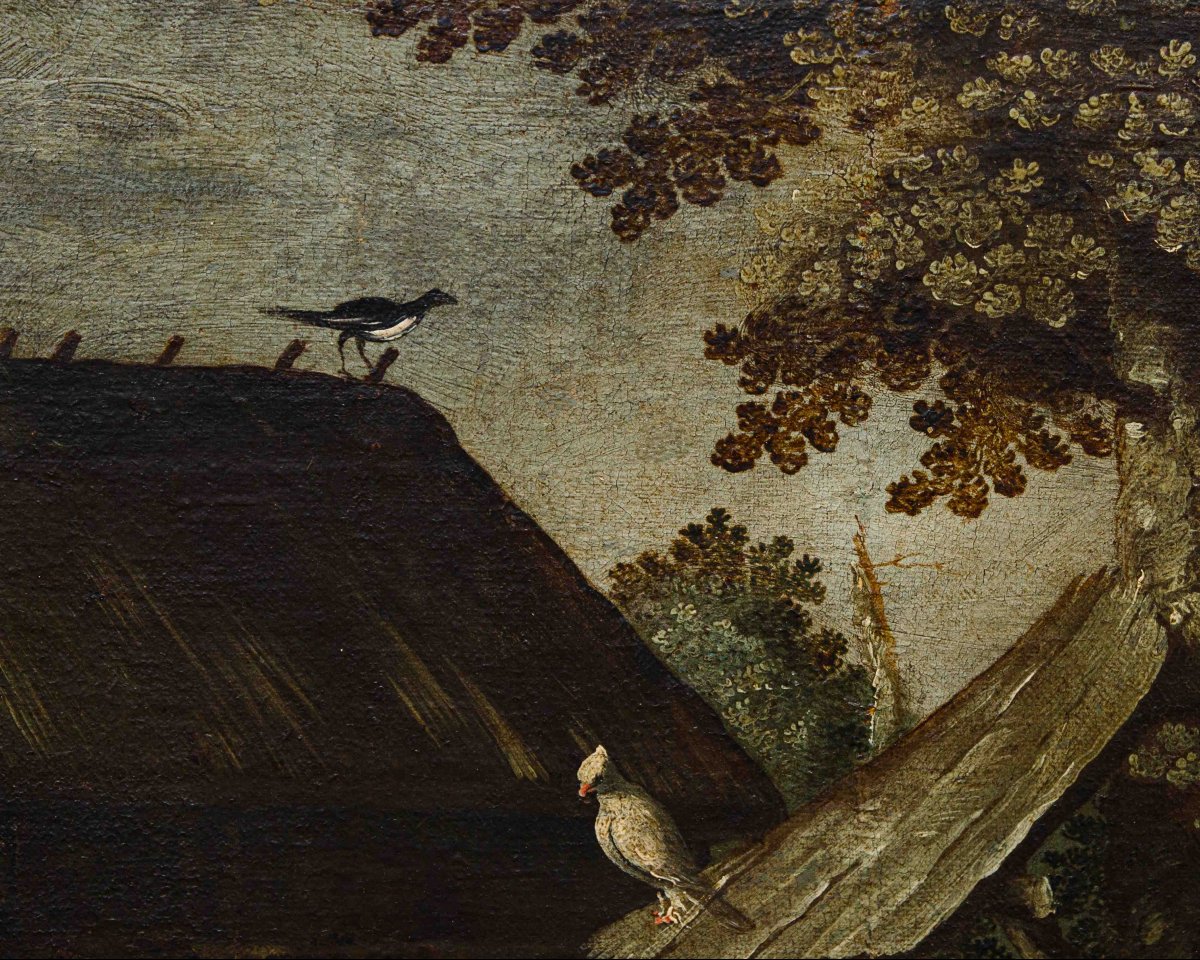 école Flamande Du XVII, De Sadeler, La Famille D’enoch-photo-4