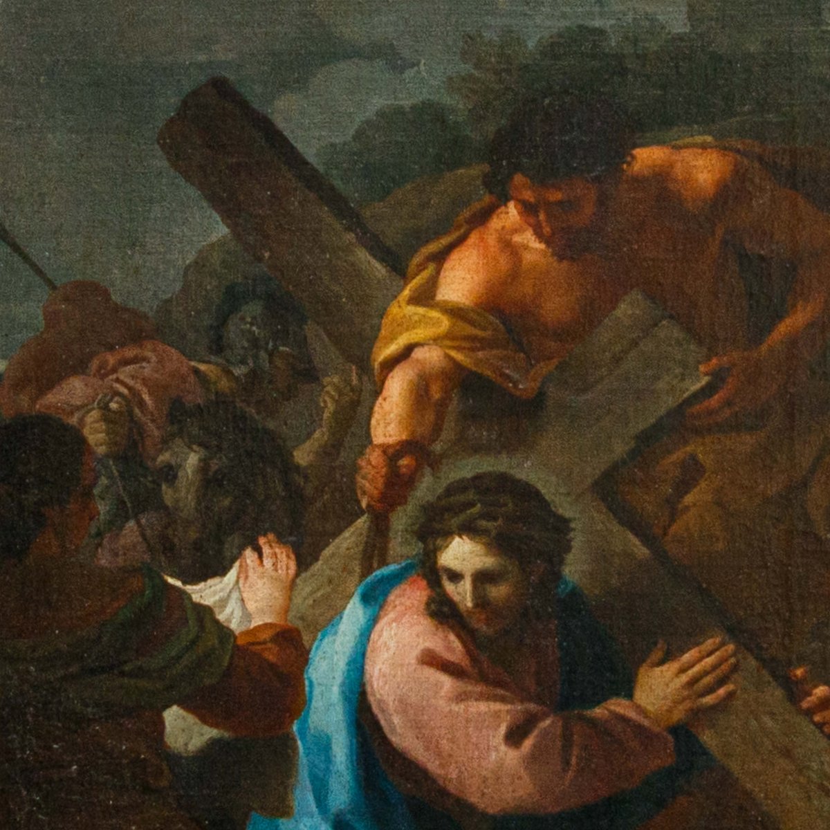 Francesco Manno (palerme, 1752 - Rome, 1831), La Rencontre Du Christ Et De Veronica-photo-2