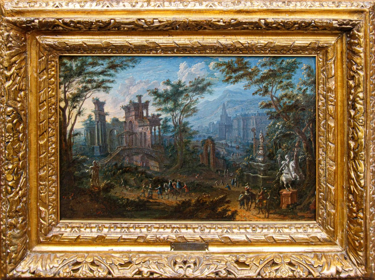 Jan Joseph Horemans l’Ancien (Anvers, 16 août 1682 - Anvers, 1759), Caprice avec des chiffres