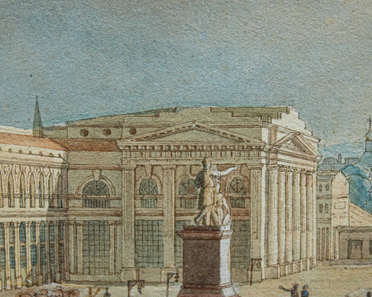 19th Century,  The Red Square With The Cathedral Of San Basilio-photo-4