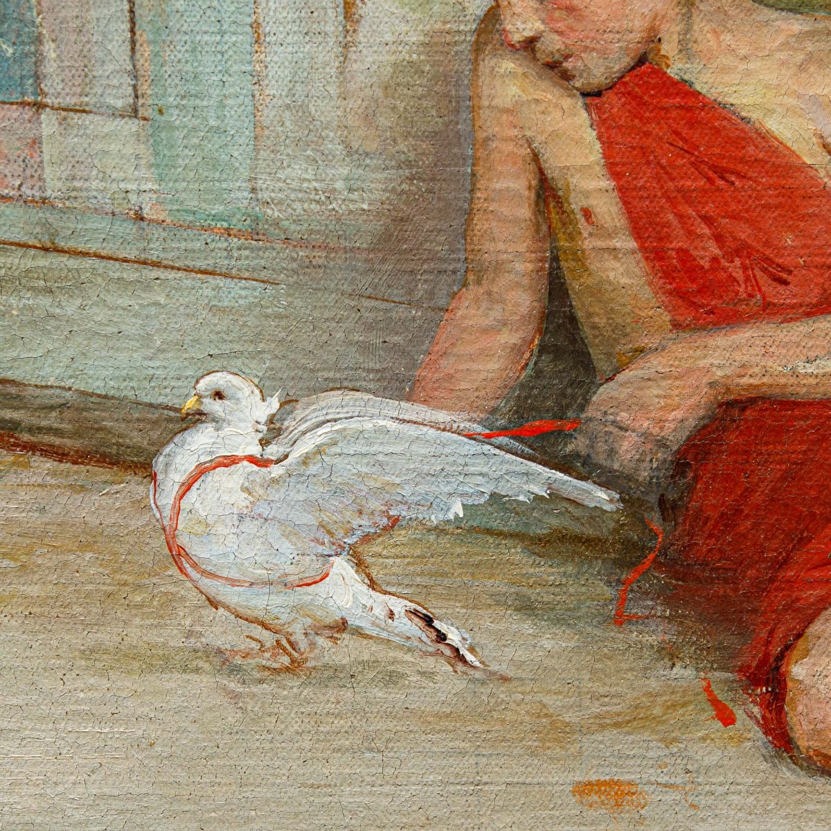 Ettore Forti (active In Rome Between 1880 And 1920), A Refreshing Conversation-photo-3