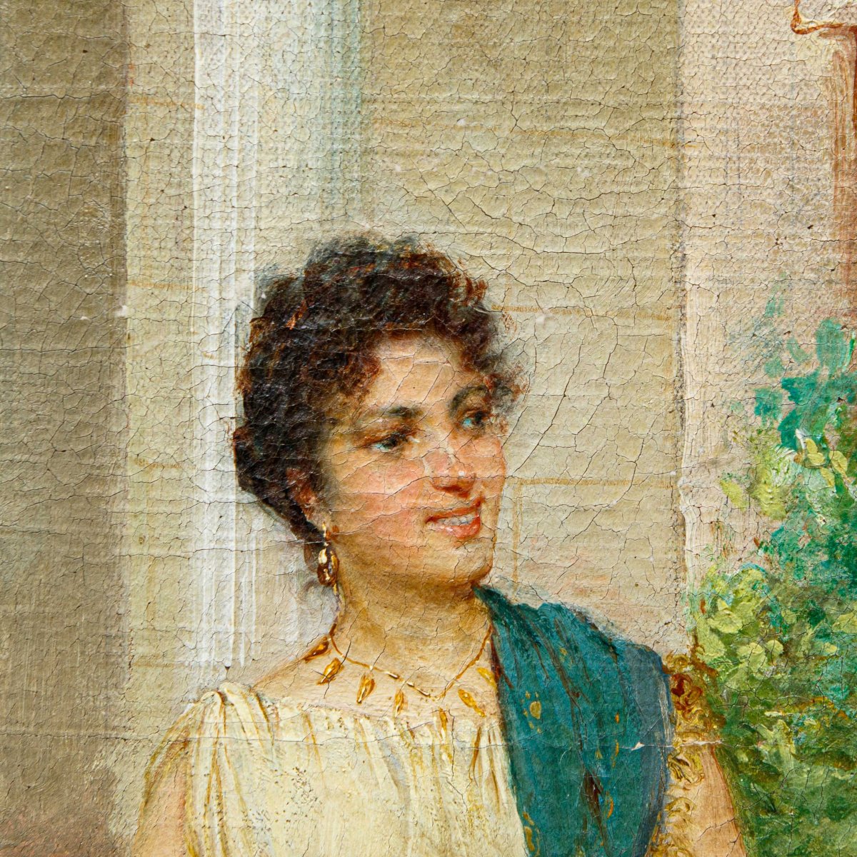 Ettore Forti (active In Rome Between 1880 And 1920), A Refreshing Conversation-photo-6