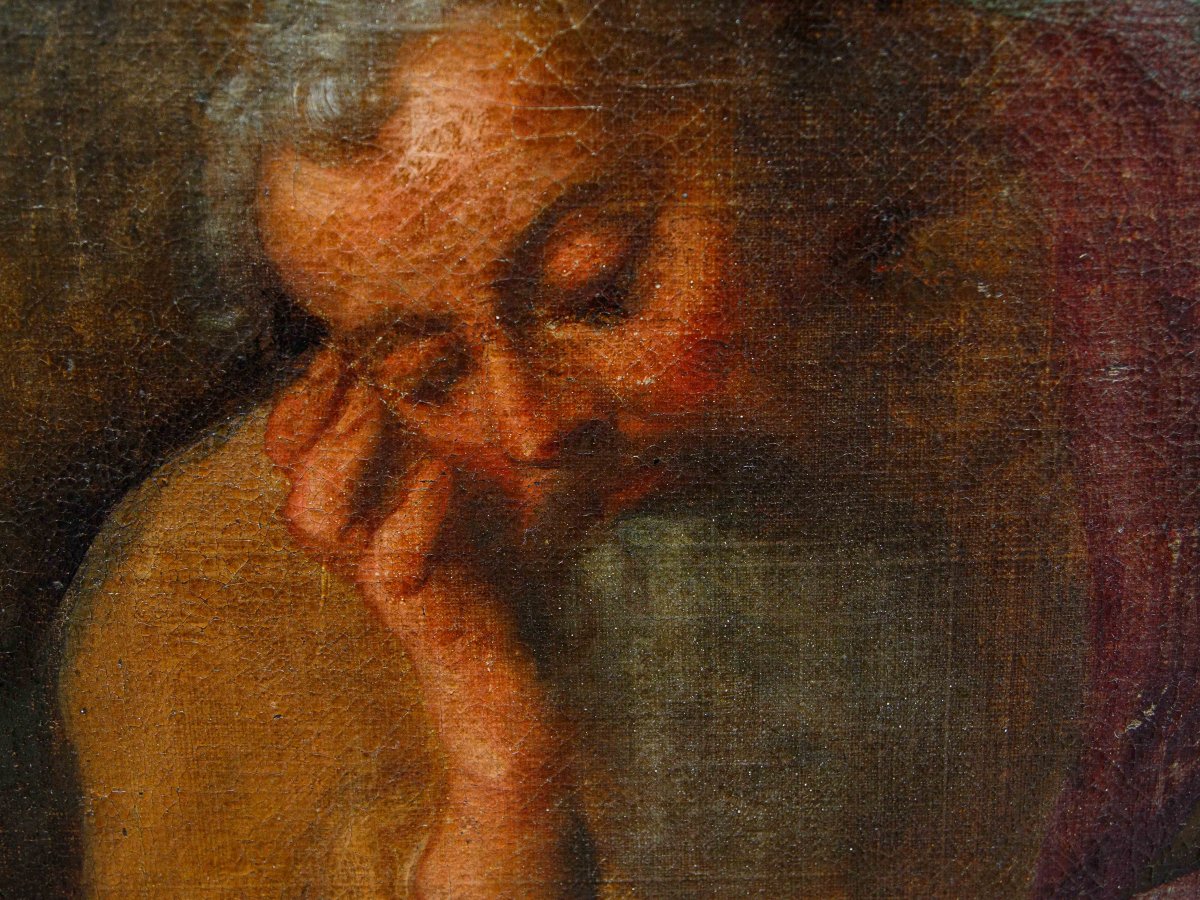 Circle By Pieter Paul Rubens (1577-1640), Holy Family With Saint John-photo-1