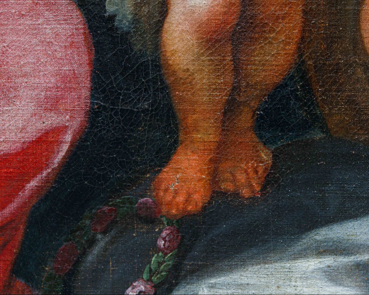 Circle By Pieter Paul Rubens (1577-1640), Holy Family With Saint John-photo-7