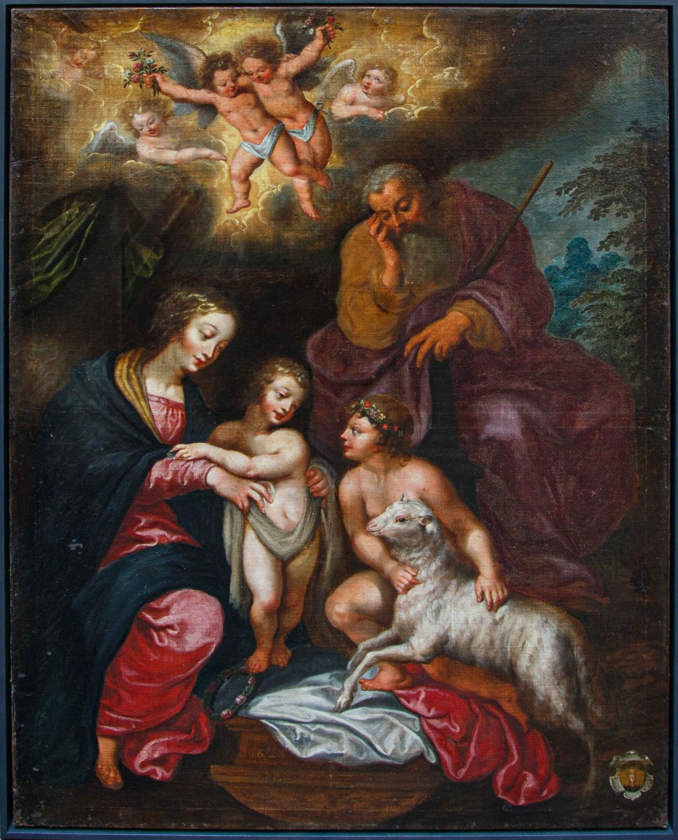 Circle By Pieter Paul Rubens (1577-1640), Holy Family With Saint John