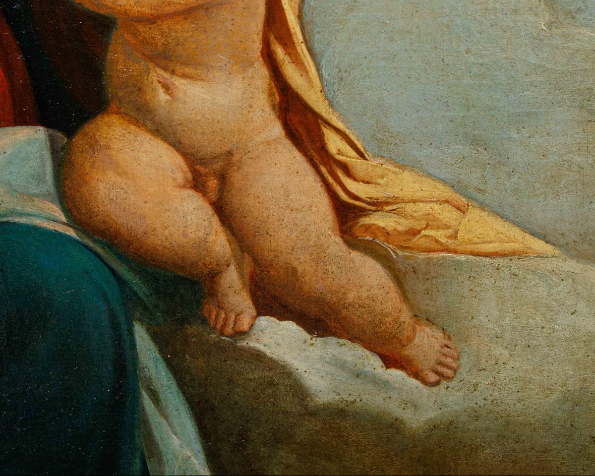 19th Century, By Benvenuto Tisi Da Garofalo, Known As Il Garofalo, Madonna In Glory -photo-6