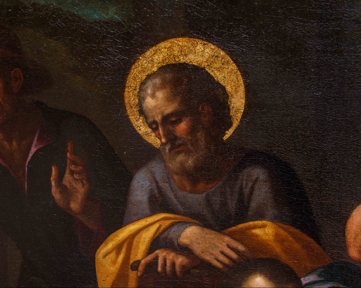 Artiste nordique actif en Italie, dernier quart du XVIe siècle, Adoration des bergers-photo-4
