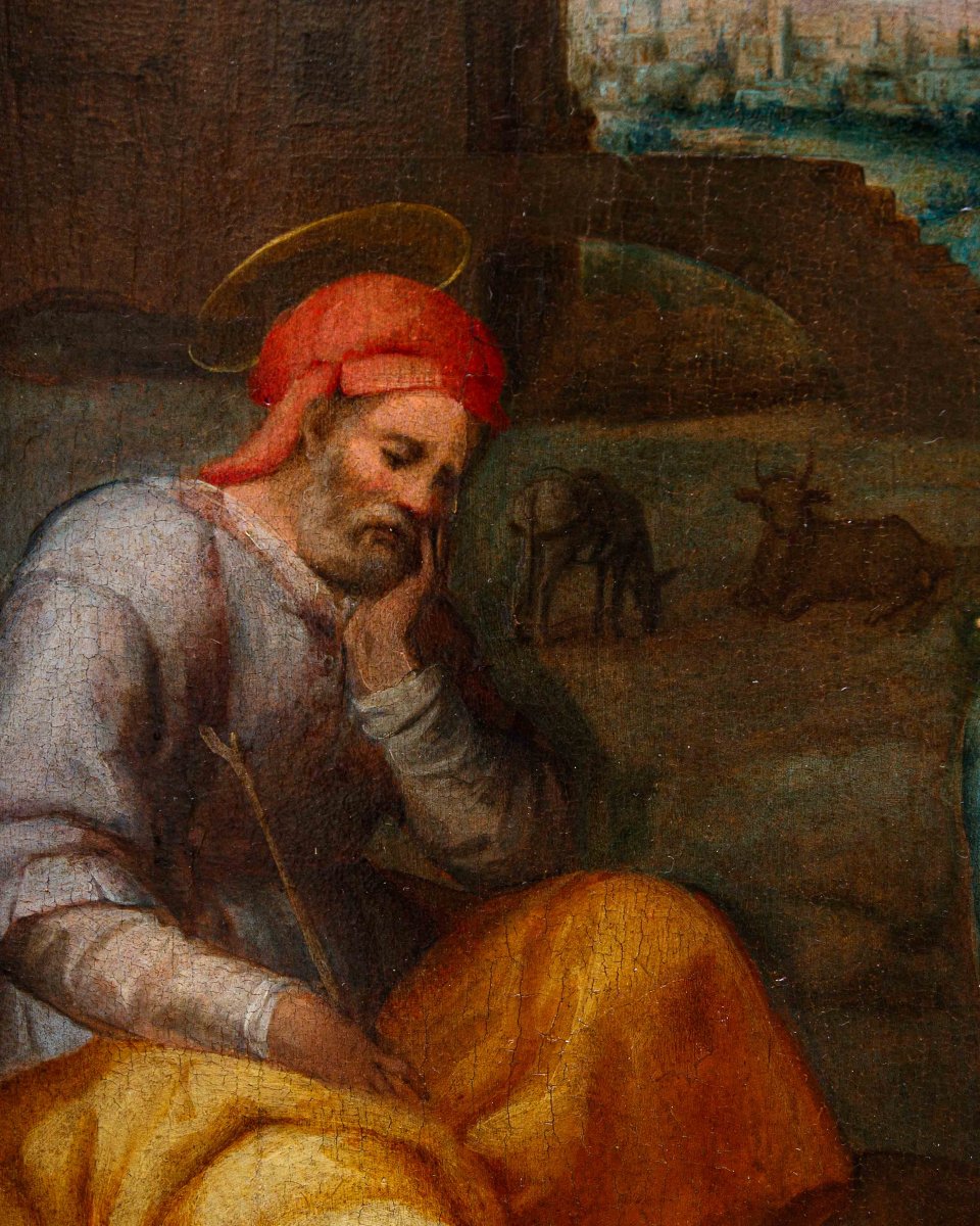 Francesco Del Brina (florence, 1529 - 1586), Nativity-photo-3