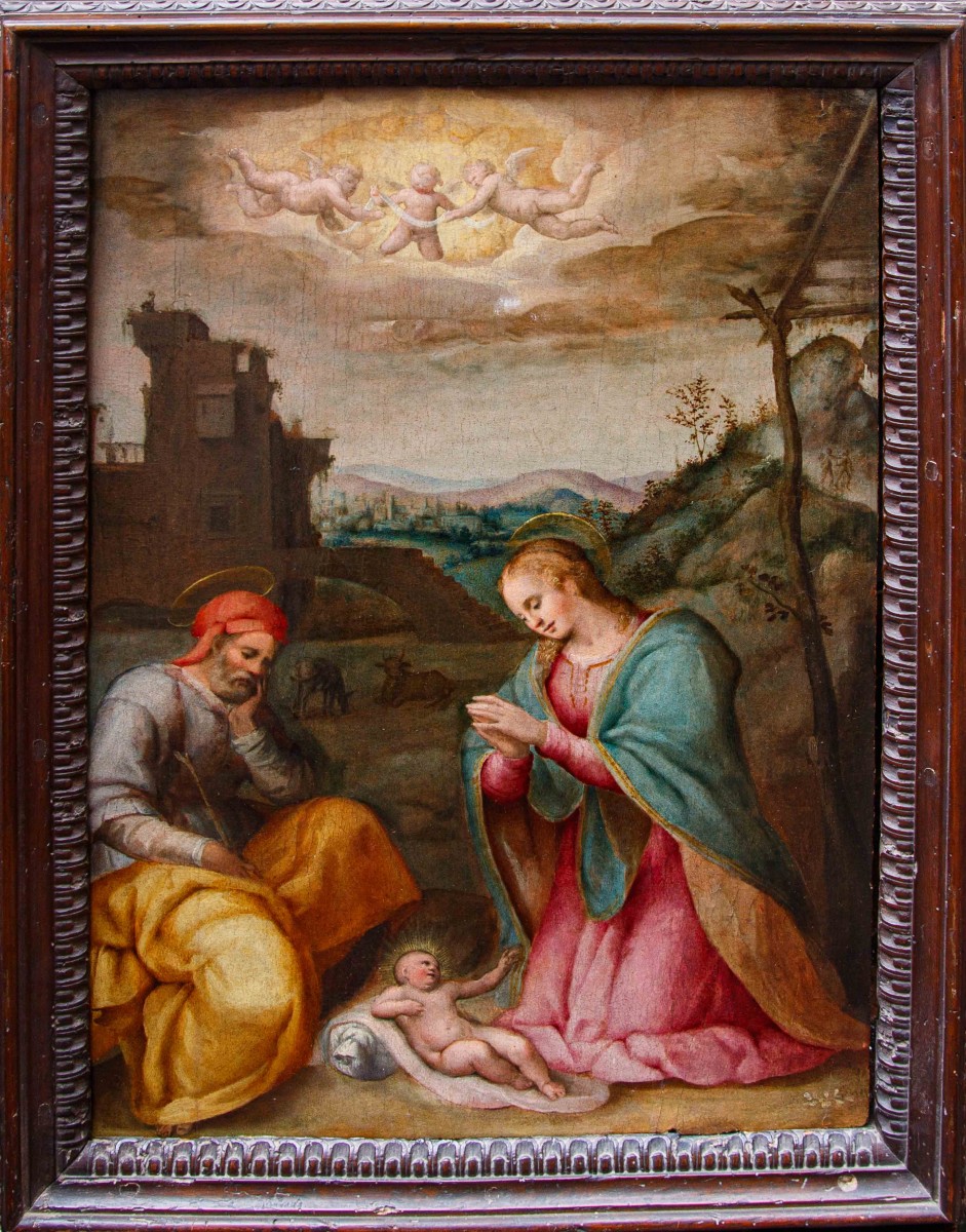 Francesco Del Brina (florence, 1529 - 1586), Nativity