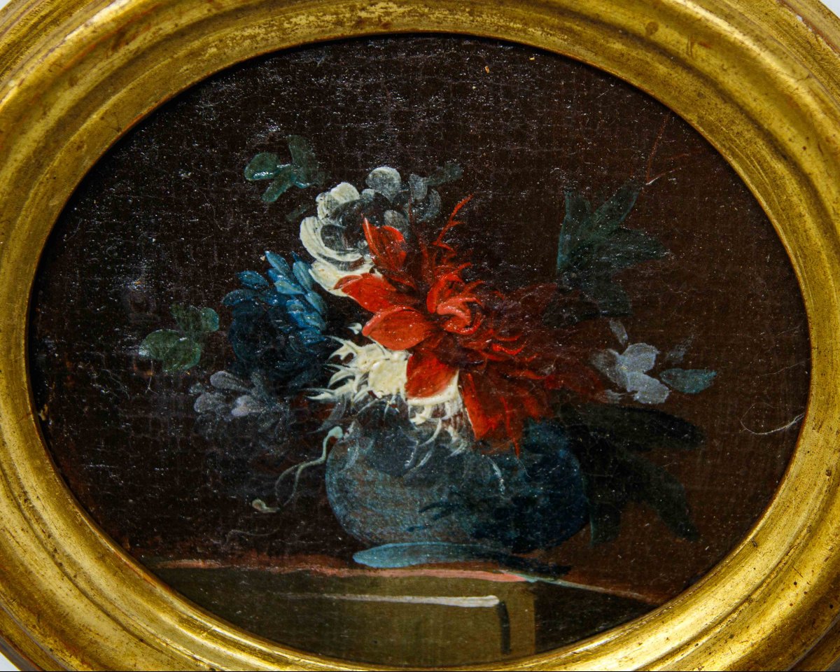 Francesco Lavagna (Naples, 1684 - 1749), Nature morte avec pot de fleurs-photo-3