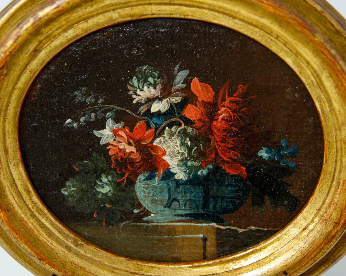 Francesco Lavagna (Naples, 1684 - 1749), Nature morte avec pot de fleurs-photo-6
