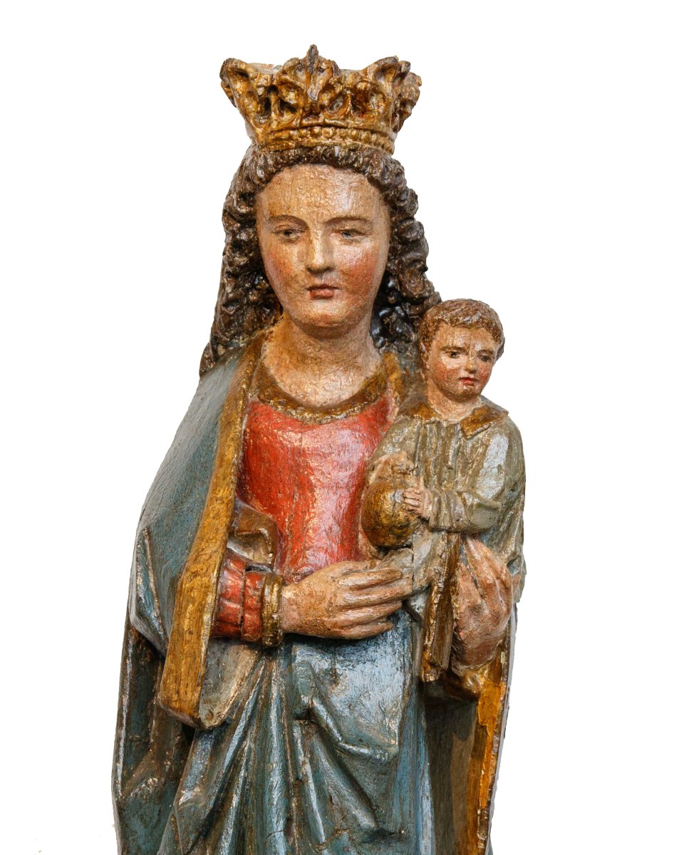 16th Century, French School, Madonna With The Child-photo-2