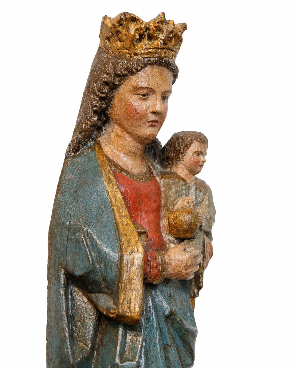 16th Century, French School, Madonna With The Child-photo-2