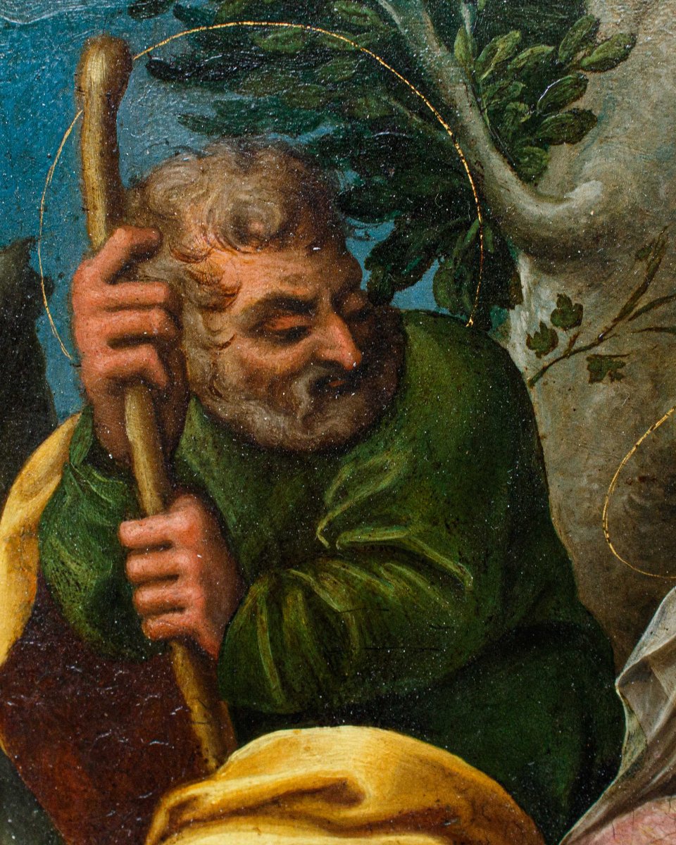 Holy Family With Saint John And Elizabeth-photo-1