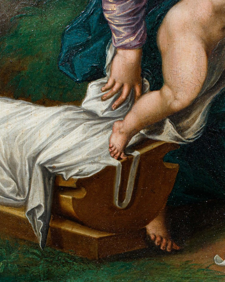 Holy Family With Saint John And Elizabeth-photo-5