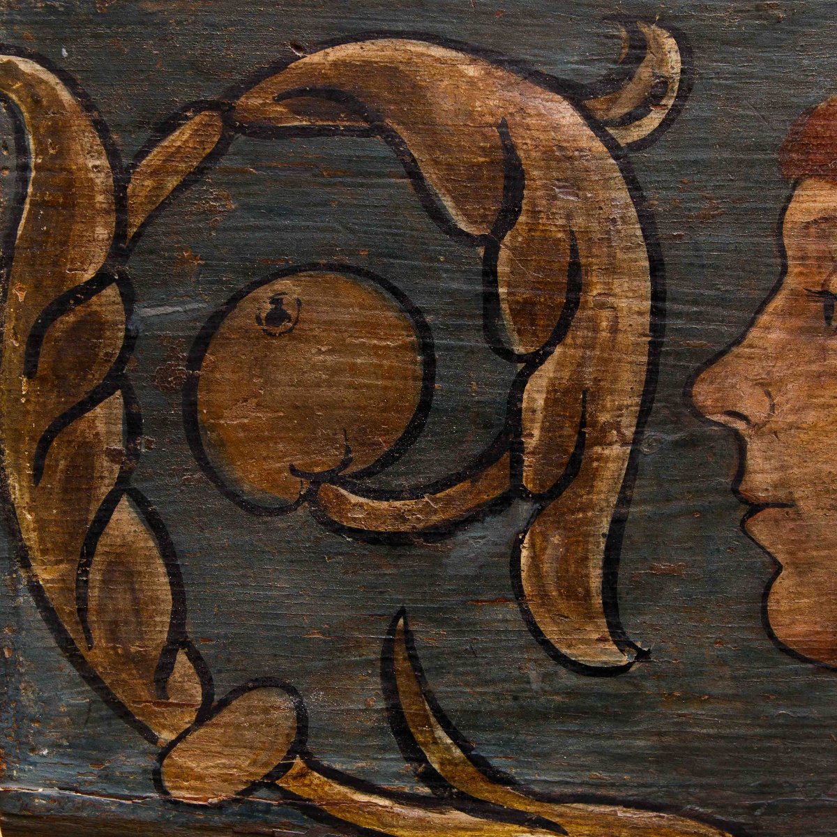 Lombardy, 14th Century, Panels With Coat Of Arms Of The Sormani Family And Portraits-photo-4