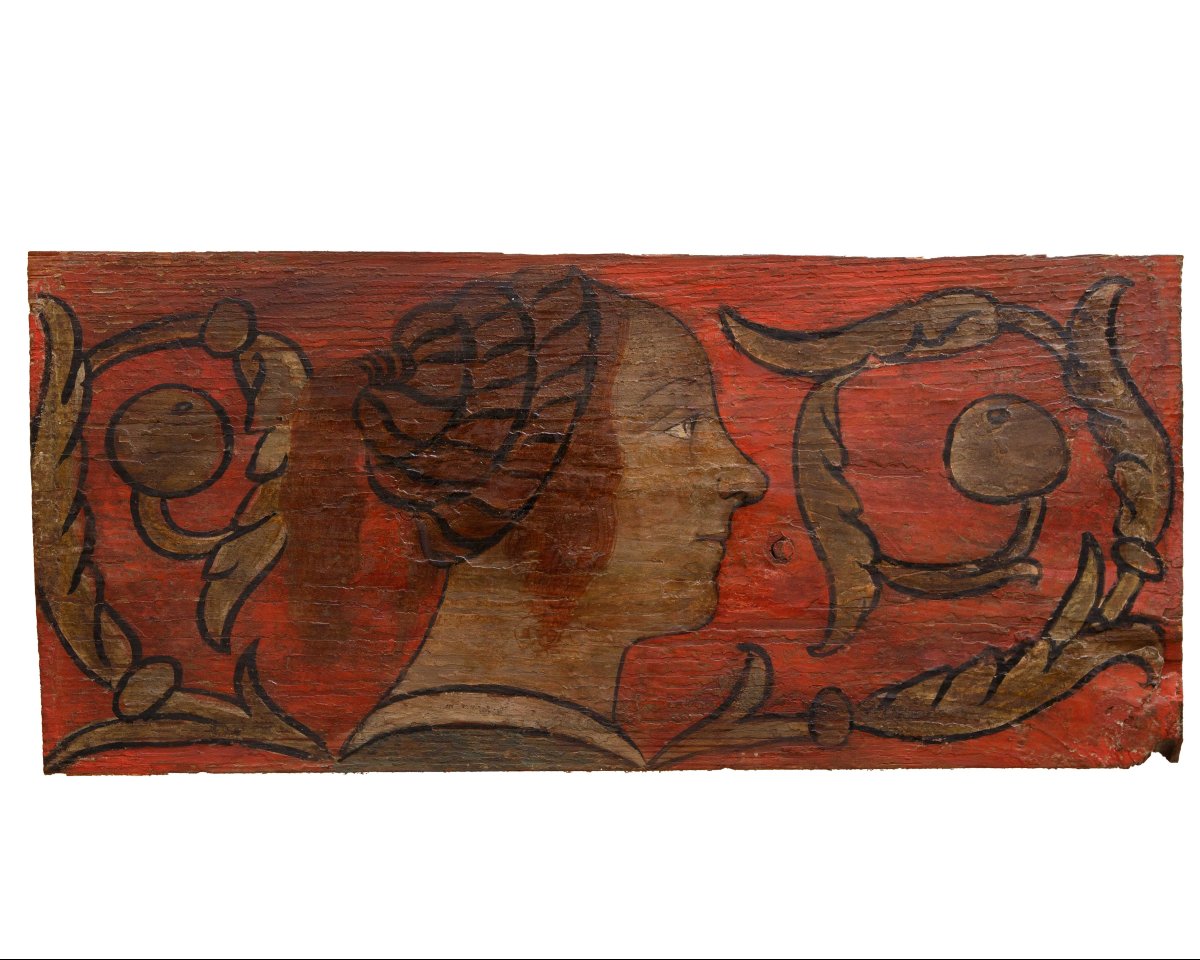Lombardy, 14th Century, Panels With Coat Of Arms Of The Sormani Family And Portraits-photo-7