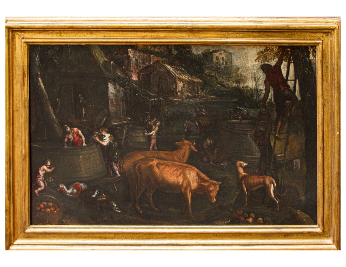 Francesco Bassano (Bassano, 1549 - Venise, 1592),  L’Automne