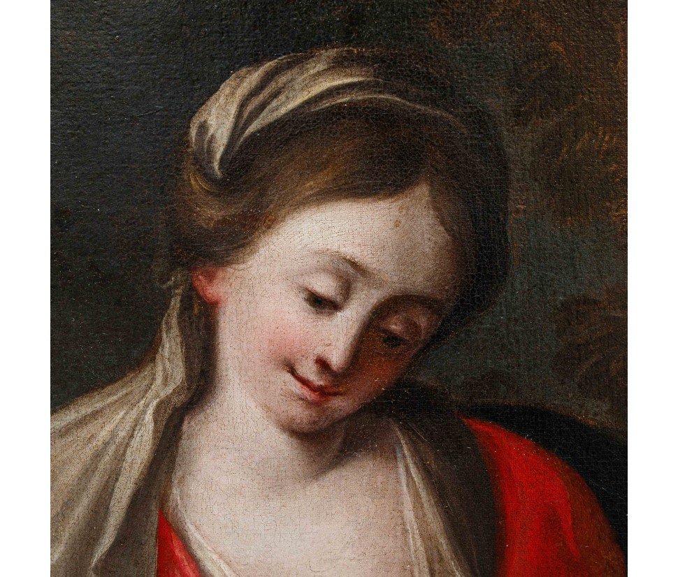 XVIIIe siècle, École émilienne,  Madonna et l’enfant-photo-3