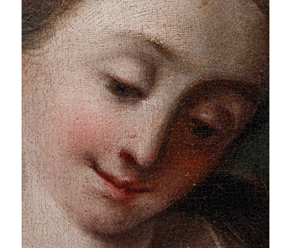 XVIIIe siècle, École émilienne,  Madonna et l’enfant-photo-1