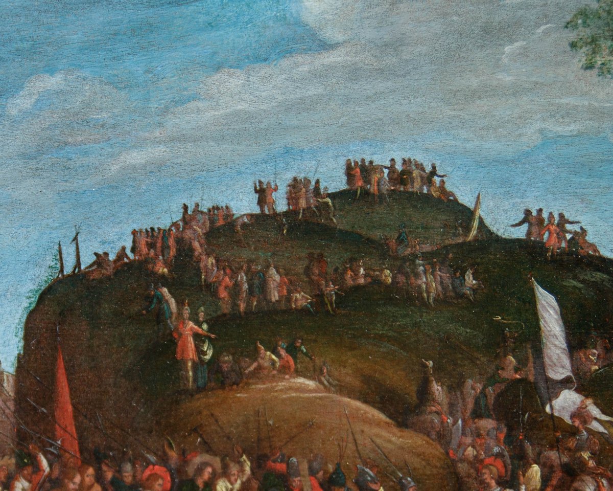 Follower Of Jacques Caillot, First Half Of The 18th Century,  Ascent To The Calvary-photo-2