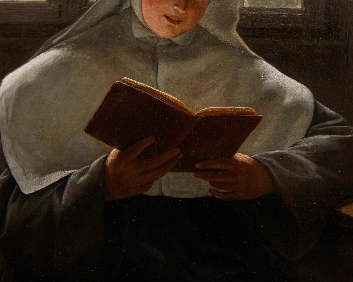 Ferdinando Brambilla (milan, 1838-1921), The Nun Of Monza-photo-3