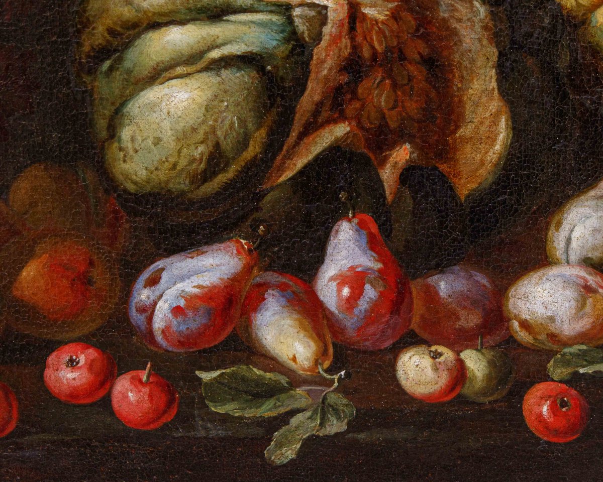 Niccolò Stanchi (rome, 1623 – 1690), Still Life With Fruit And Flowers-photo-7