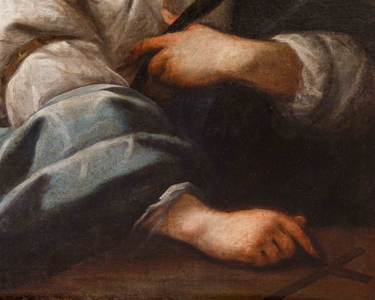 Giuseppe Nuvolone (milan, 1619 – 1703), Santa In Ecstasy-photo-5