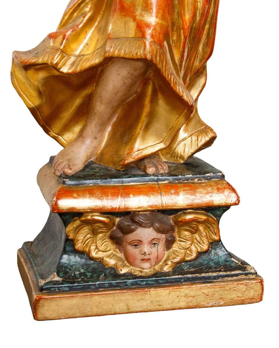Pair Of Angels Holding A Candle-photo-2