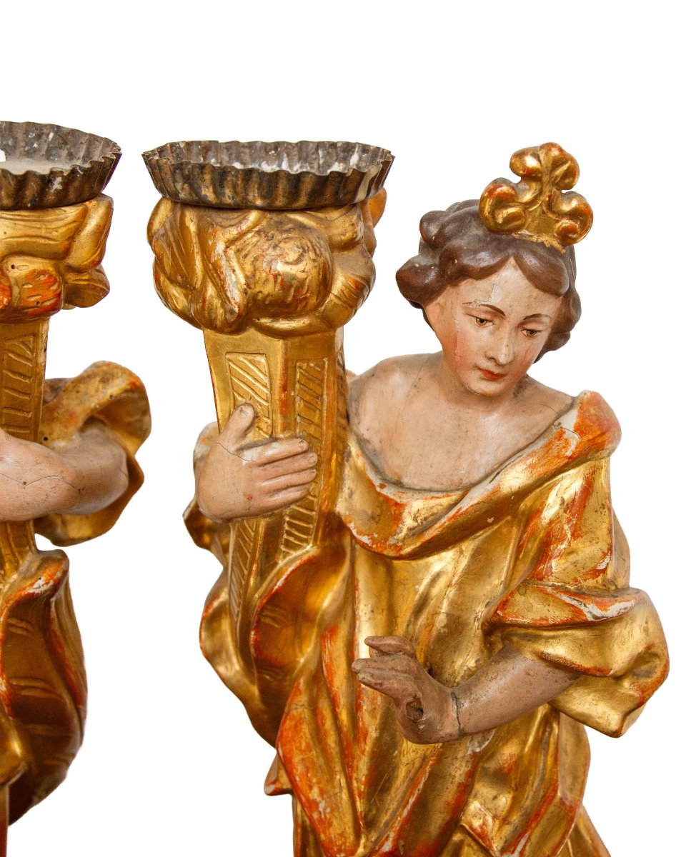 Pair Of Angels Holding A Candle-photo-7