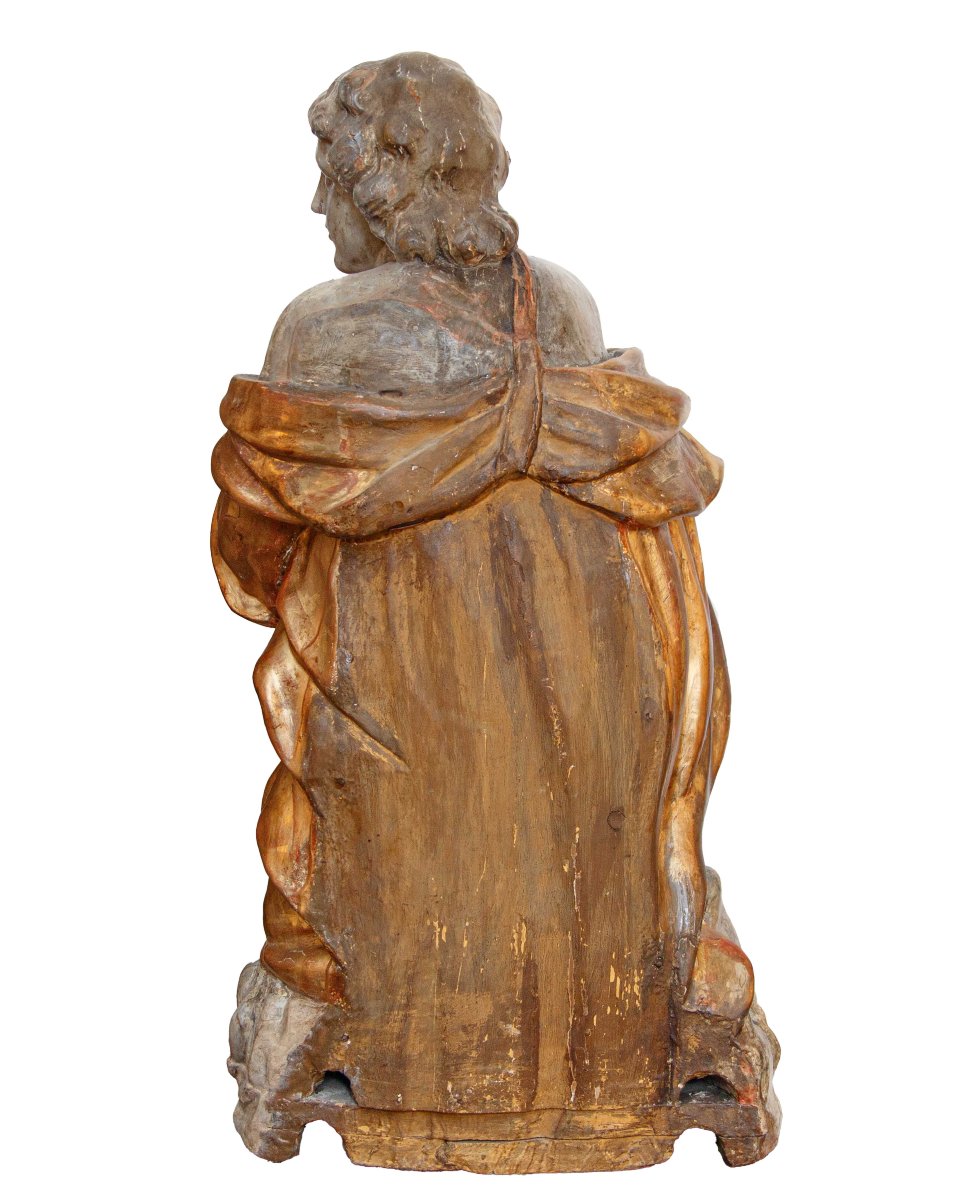 Late 17th Century, Pair Of Kneeling Angels-photo-4