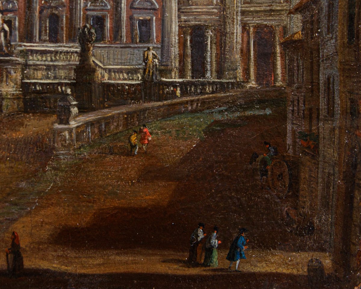 Salvatore Colonnelli Sciarra (Rome, actif dans la première moitié du 18éme siècle), Vue du Cap-photo-1
