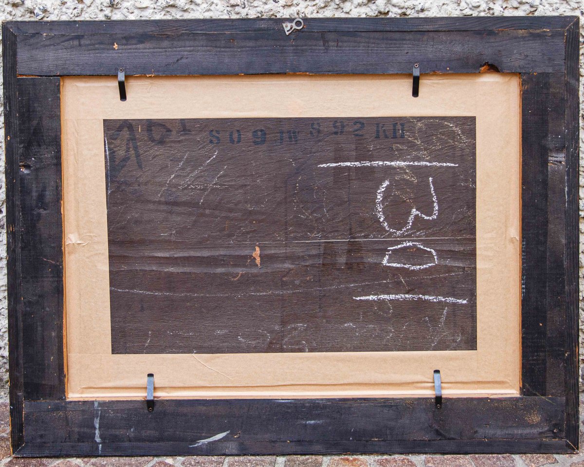 Disciple de Dirk Stoop (Dordrecht, 1610 - Utrecht, 1686), Sentier avec voyageurs-photo-6