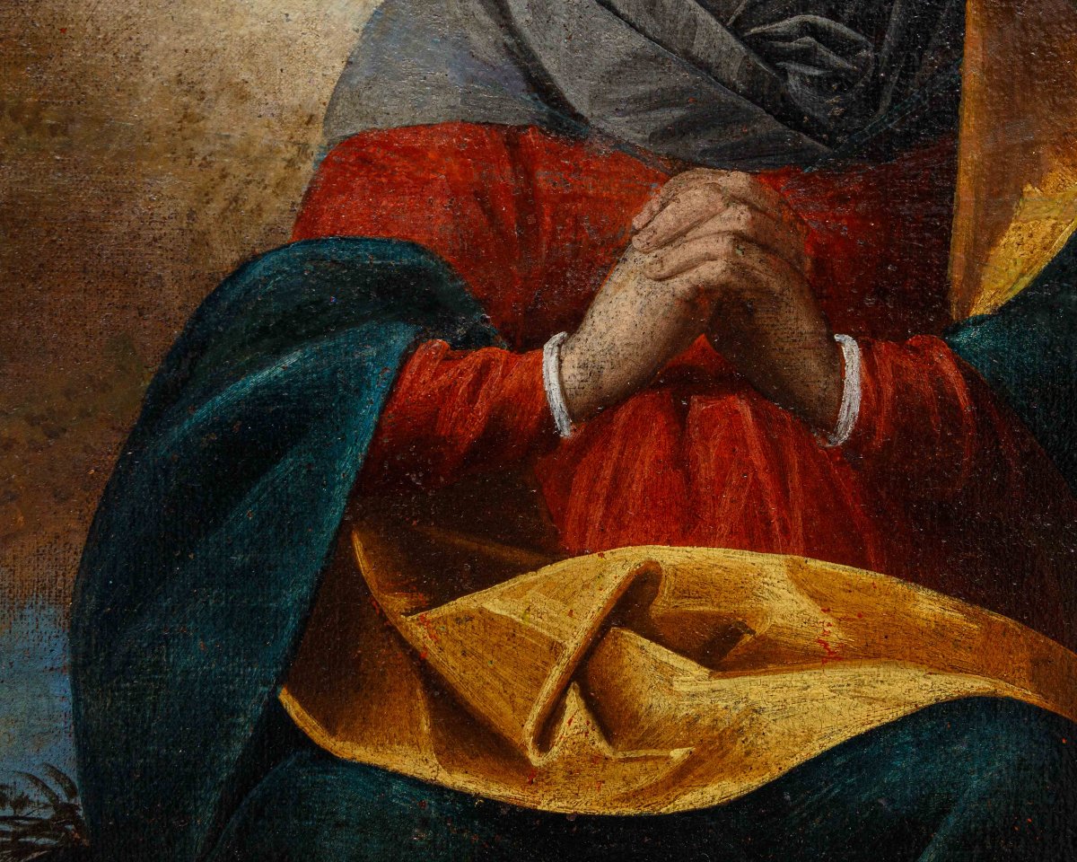 École lombarde du XVIIe siècle, Notre-Dame en prière-photo-1