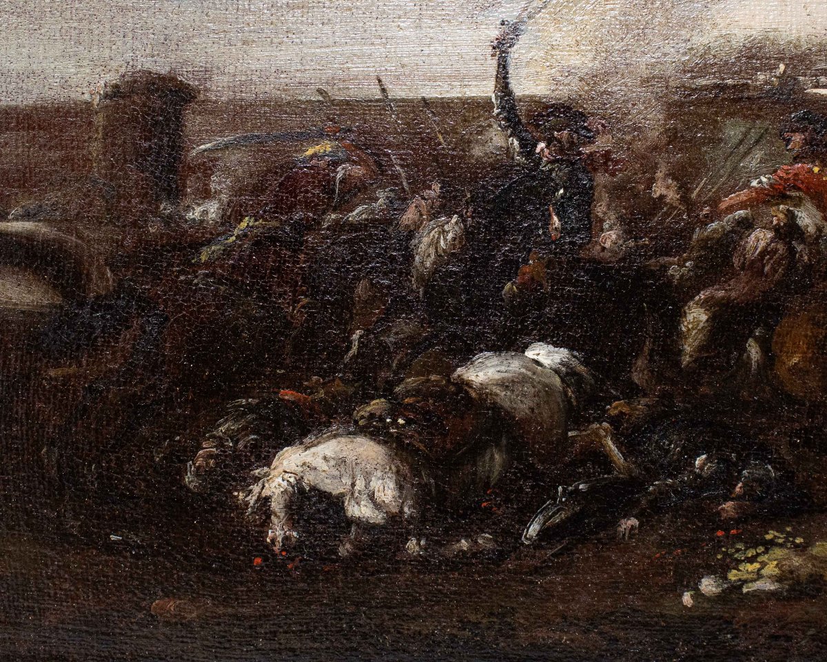 Francesco Graziani (seconde moitié du XVIIe siècle), Scènes de bataille-photo-4