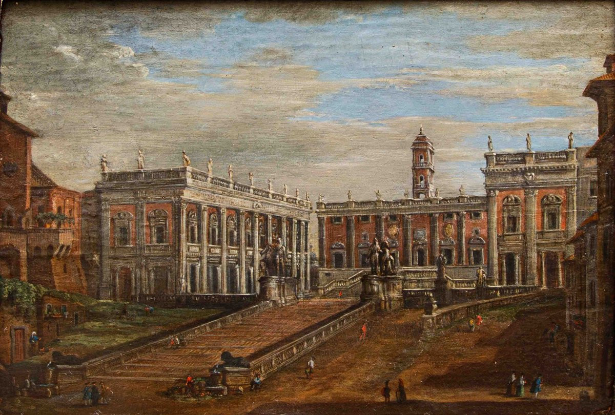 Salvatore Colonnelli Sciarra (Rome, 18éme siécle), Vue du Capitole-photo-4
