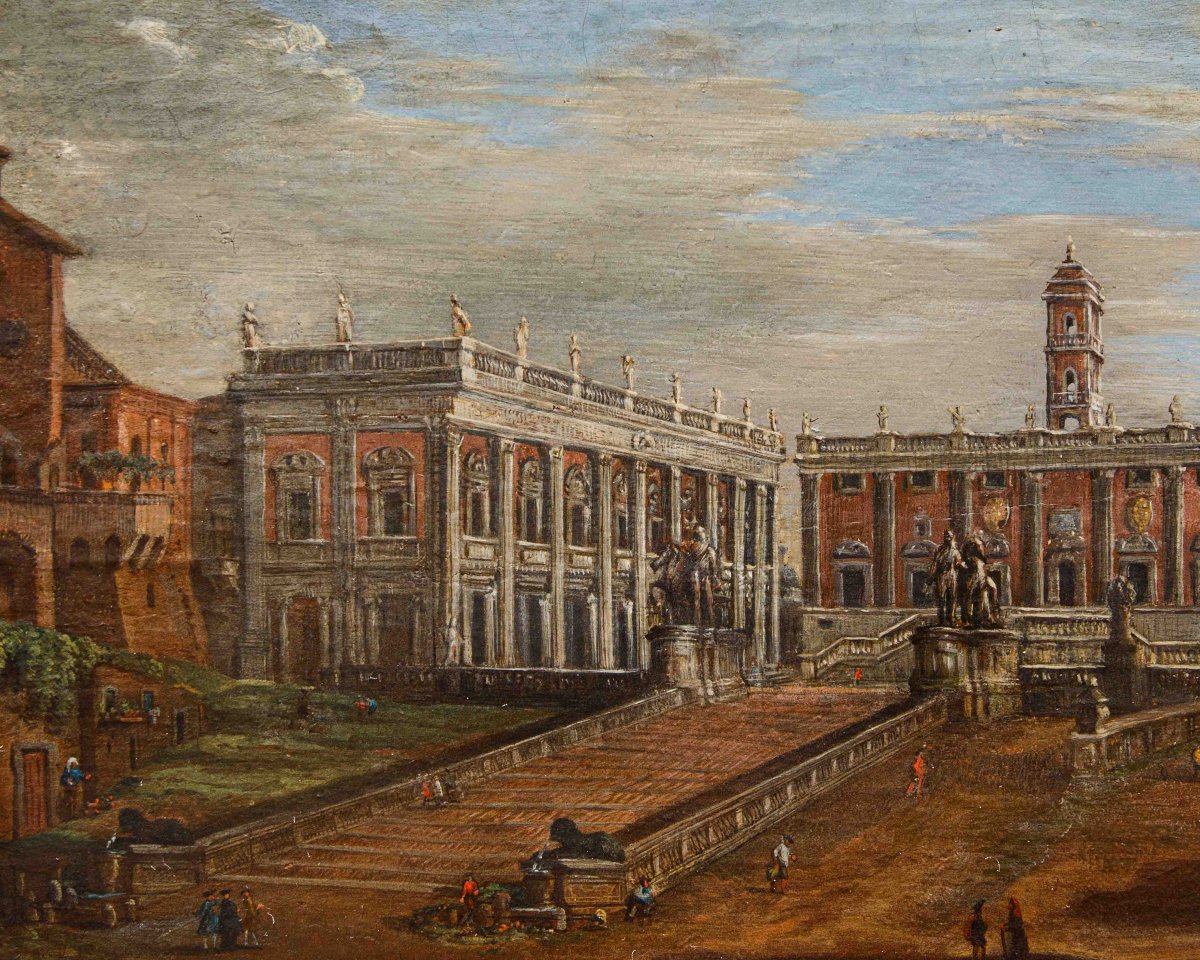 Salvatore Colonnelli Sciarra (Rome, 18éme siécle), Vue du Capitole-photo-1