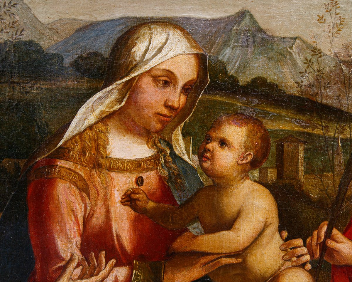 19th Century, By Boccaccio Boccaccino, Mystical Marriage Of Saint Catherine-photo-5