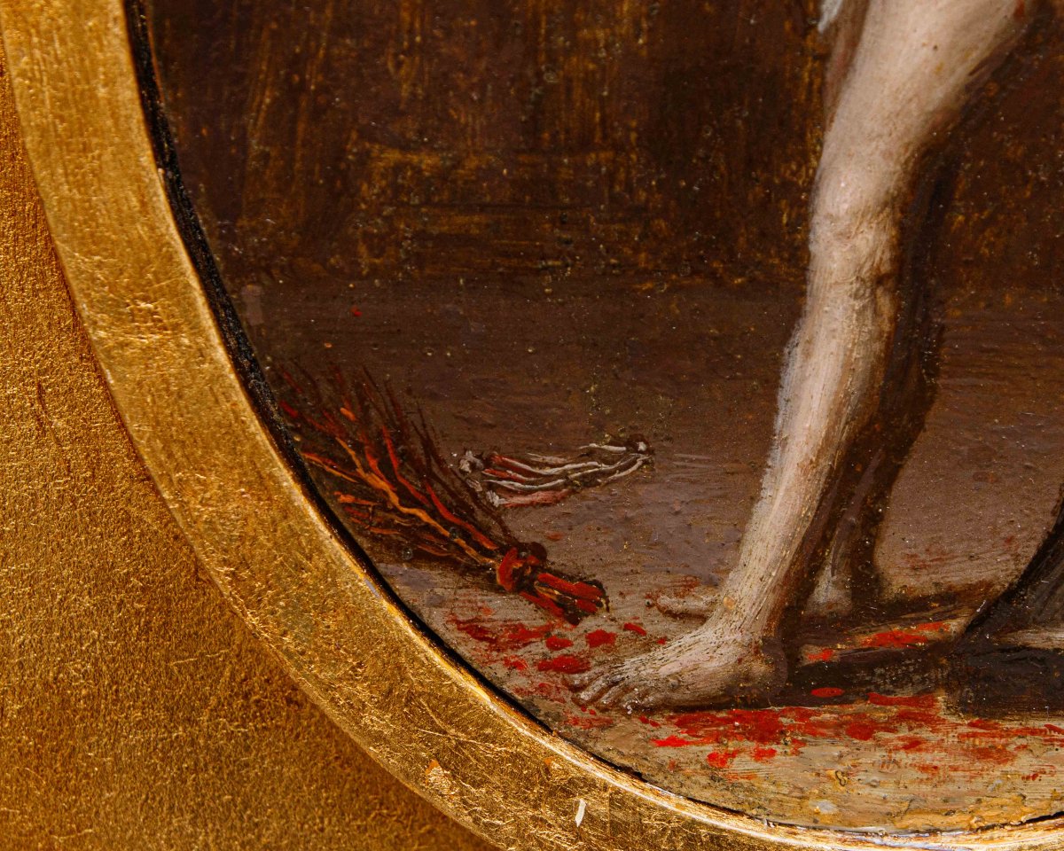 Disciple d’Abraham van Diepenbeeck (1596-1675), Christ à la colonne-photo-3