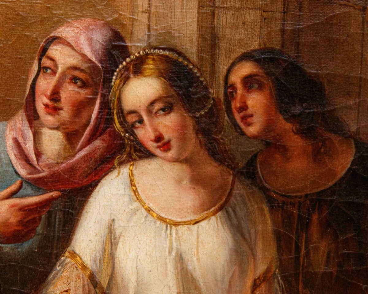 Vincenzo Giacomelli (Grizzo, 1812 - Venise, 1890), Le rencontre-photo-3