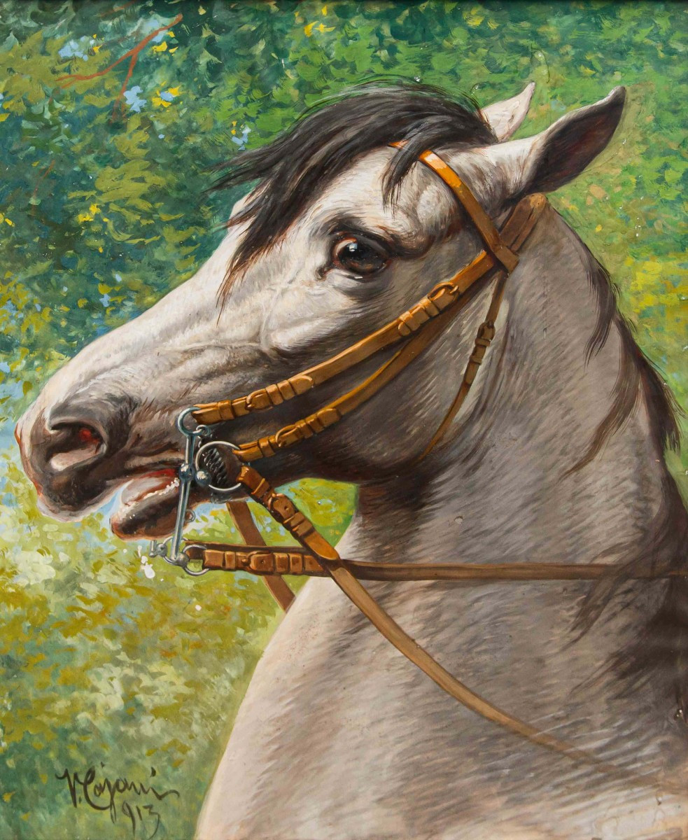 Vittorio Cajani (Turin, 1890 - Paris, 1940), Le cheval blanc, 1913-photo-2