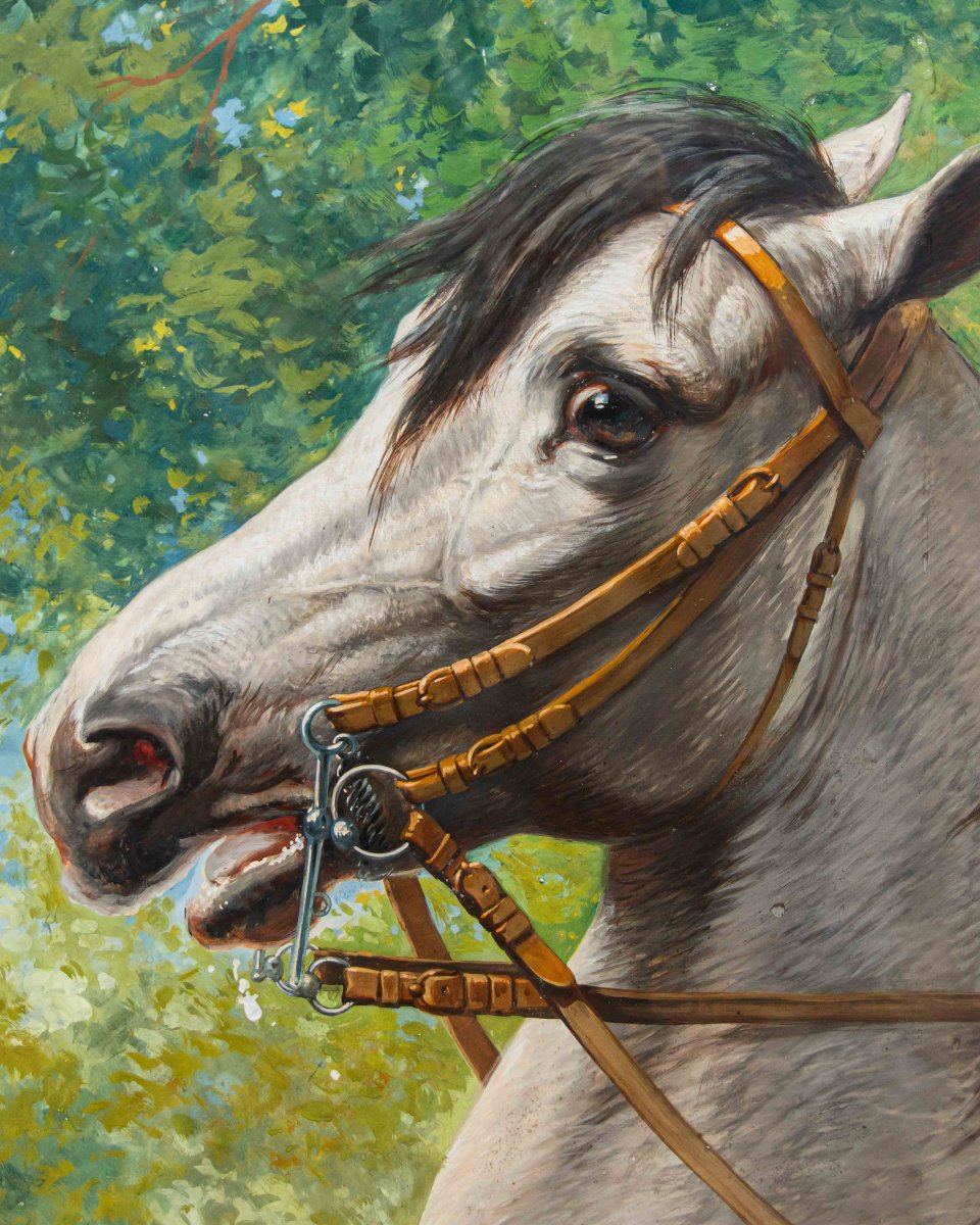 Vittorio Cajani (Turin, 1890 - Paris, 1940), Le cheval blanc, 1913-photo-6