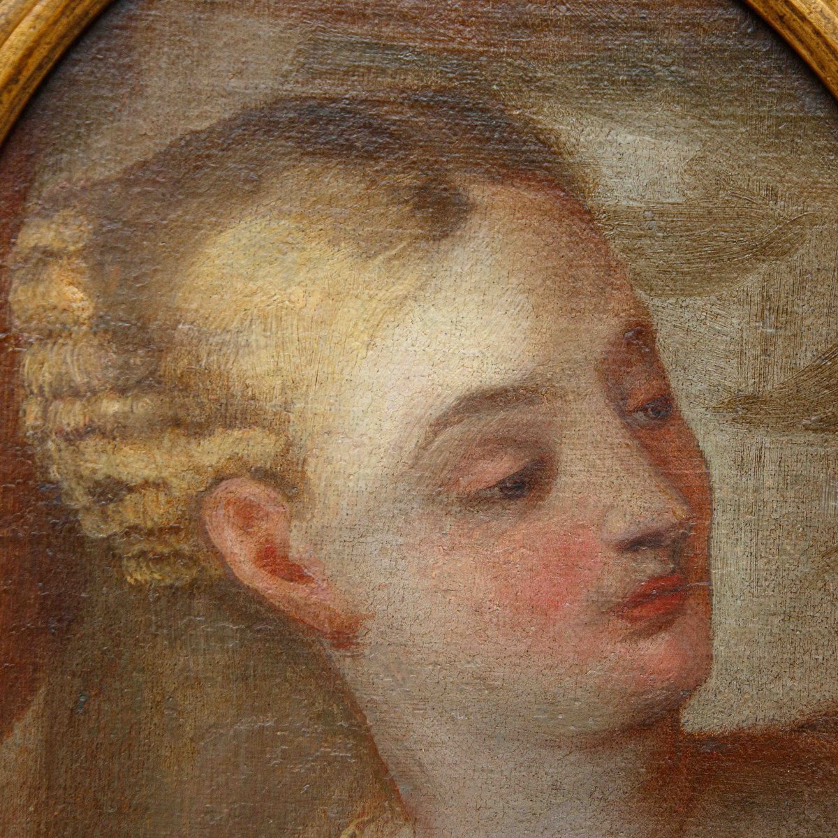 Antonio Domenico Beverense (?, 1624/26 - Vicence, 1694), Couple de portraits féminins-photo-3