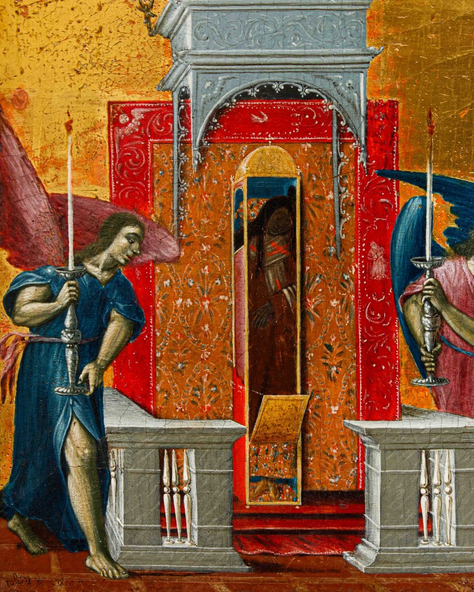 Disciple de Theodoros Poulakis (Crète, 1622 - Corfou, 1692), Les relique de saint Spiridion -photo-2