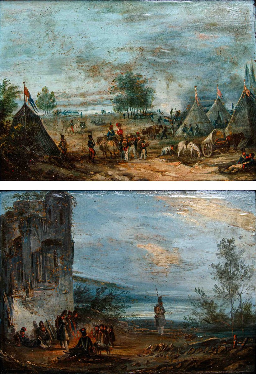 First Quarter Of The 19th Century, Camp Scenes-photo-3