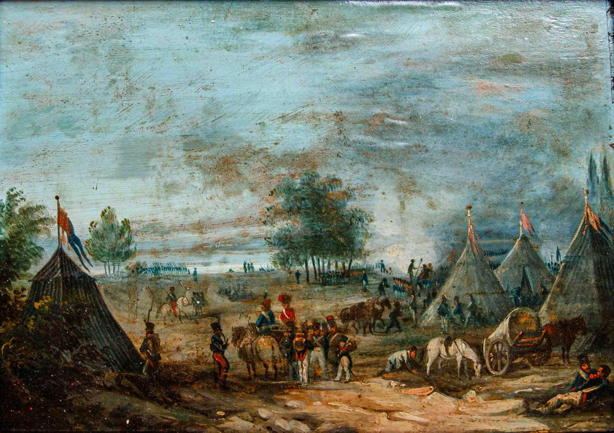 First Quarter Of The 19th Century, Camp Scenes-photo-2